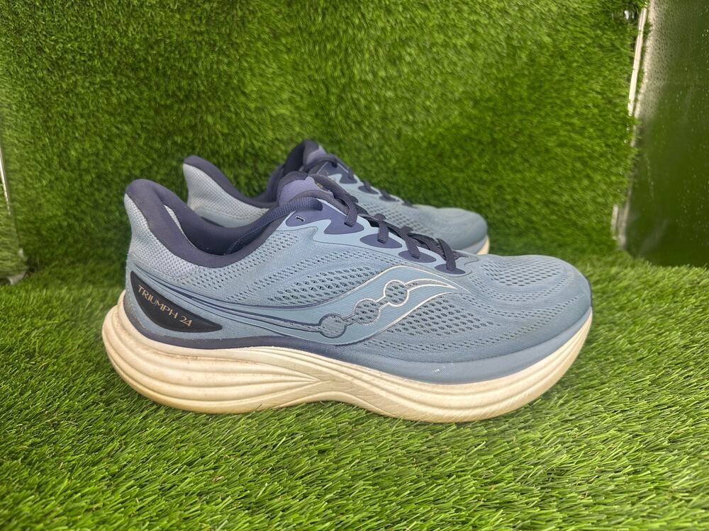 Saucony Triumph 24 S101894-1001 Athletic Sneaker Men's 11.5W Blue Mesh Sports